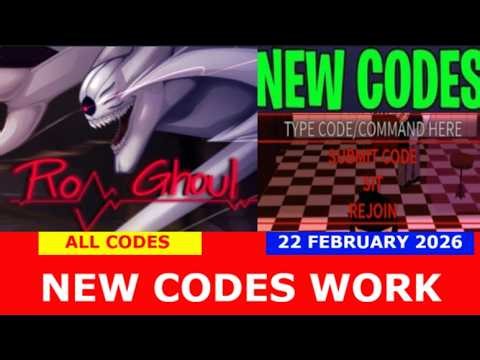 NEW UPDATE CODES FOR [GYA] Ro-Ghoul [ALPHA] ROBLOX | ALL CODES | February 22, 2026