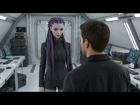 I Told the Shy Alien Woman Your Eyes Are Very Beautiful... Her Face Flushed and She Became Shy