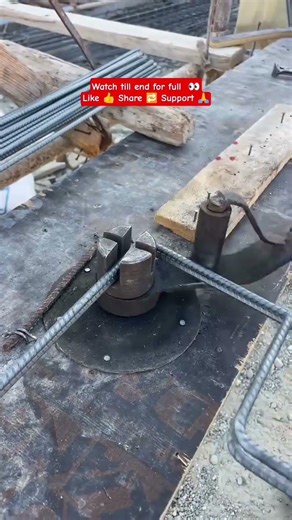 4 Legs Stirrup Making 😲 | Perfect Steel Bending Tool 🔥 #Shorts #shortsfeed #viral #waheguruji