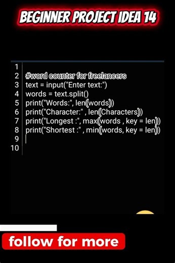 🔥 Beginner Python Project Idea #14! 🐍💻Want to build something practical while learning Python?