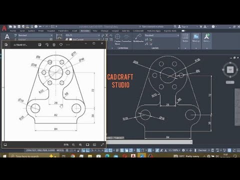 AutoCAD 2D to 3D Bracket Design Tutorial 🔥 | Complete Mechanical Drawing Explained Step-by-Step