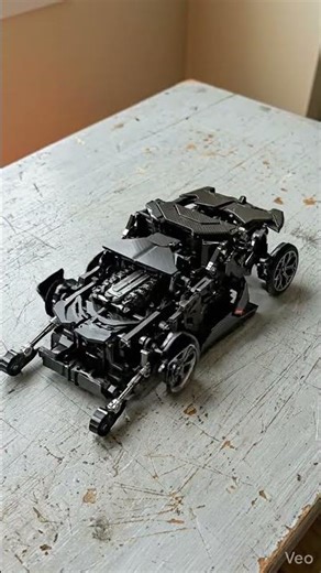 Lamborghini Cube Transforms Into Real Aventador 😱🔥 Satisfying Robot Build #Shorts