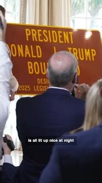 Trump gets road renamed in his honor
