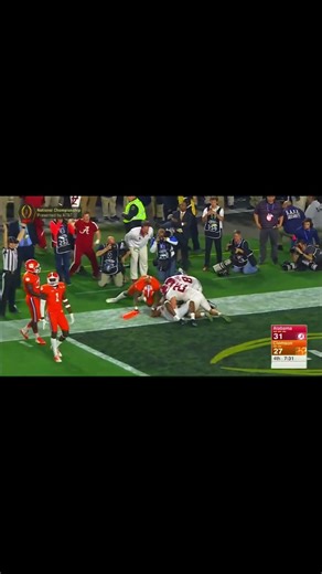 Kenyan Drake 95 Yard Kick Return Alabama vs Clemson National Championship