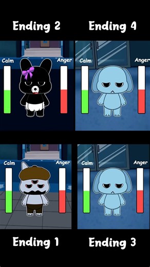Angry + Calm trend Ending 1 & 2 & 3 & 4 - Animal Hospital Roblox #roblox