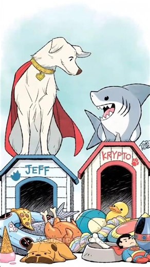 How Krypto and Jeff the Land Shark Became Friends 🤔
