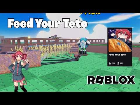 FEED AN ANIME GIRL IN FEED YOUR TETO ROBLOX FIRST LOOK