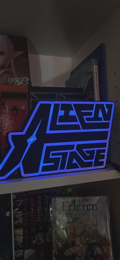 Large Alien Stage LED Light Box – Sci-fi Gamer Room Decor, Streaming Sign, RGB Remote Larger 13 Inch Version! - Etsy