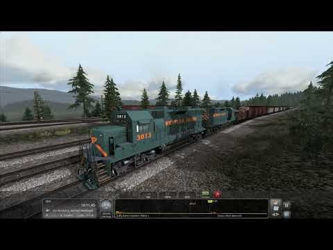 2.03 KGT Quincy Jct Turn Part 2 - Feather River Canyon - EMD GP35 WP - Train Simulator Classic