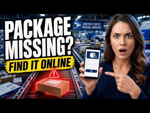 How to file an USPS package search request online