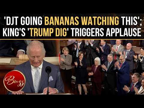 King Charles' HUGE 'TRUMP DIG' Has Dems HOOTING Mid-Congress Speech; 'Checks-Balances' Meet Applause
