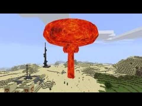 HBM Minecraft nuclear tech mod anti-ballistic missile and force field showcase