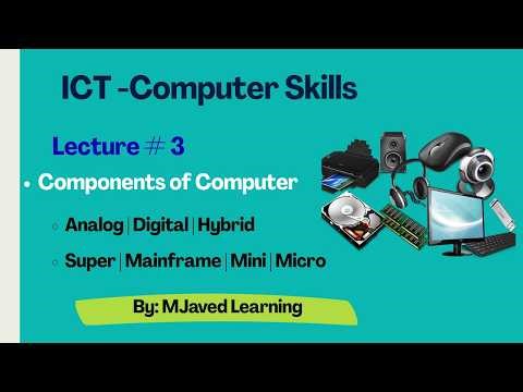 3. Components of Computer Explained | Input Device, Output Device, CPU & Memory (Full Lecture)