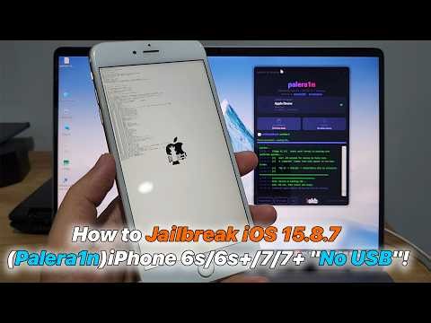 Jailbreak iOS 15.8.7 (Palera1n) iPhone 6s/6s+/7/7+ "No USB"!