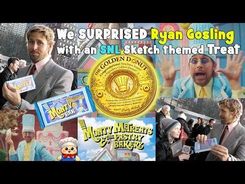 We Surprised Ryan Gosling with a Monty McTreats gift, based on his SNL character! Project Hail Mary