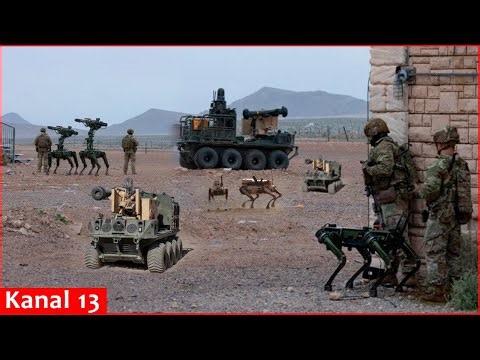 Robots, not soldiers, are facing each other on the front lines; rise of robots in modern warfare