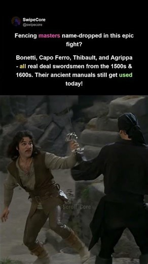 The Fencing Masters of The Princess Bride (1987) are Real!