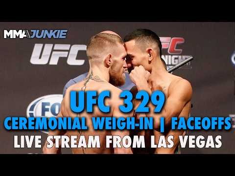 UFC 329: McGregor vs. Holloway 2 ceremonial weigh-ins and faceoffs | Fri. @ 9 p.m. ET