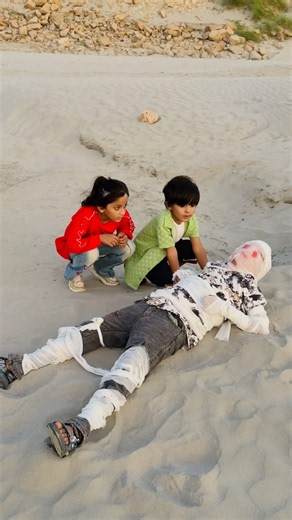 Egypt Mummy on Beach 😱|