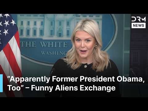 Hilarious Moment: “Exciting Though” – Press Sec Laughs Off Trump Aliens Speech Rumor | AC1F