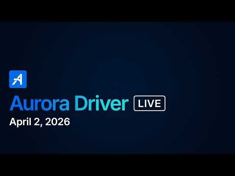 Aurora Driver LIVE | April 2, 2026 | Aurora Driver on I-45