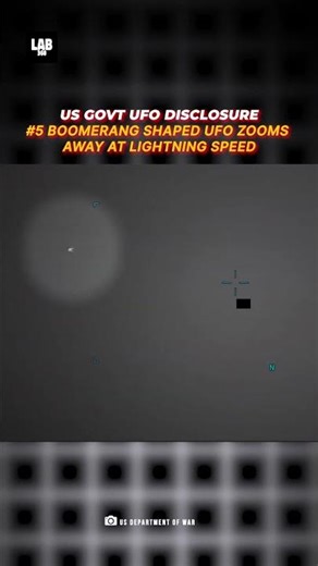 Boomerang Shaped UFO Caught On Camera Zooms Away at Lightning Speed! #trending #alien #shorts