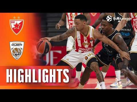 THREE Threes Changed Everything | Crvena Zvezda - Dubai | R25 BASKETBALL HIGHLIGHTS 2025-26