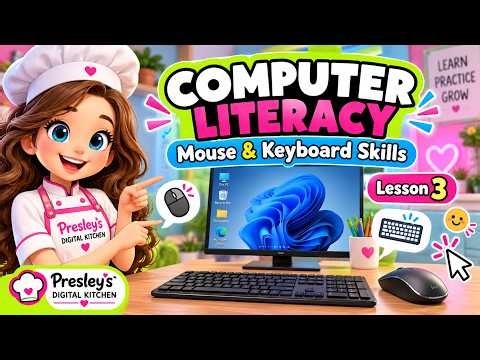 Computer Literacy: Mouse & Keyboard Skills Made EASY | Lesson 3