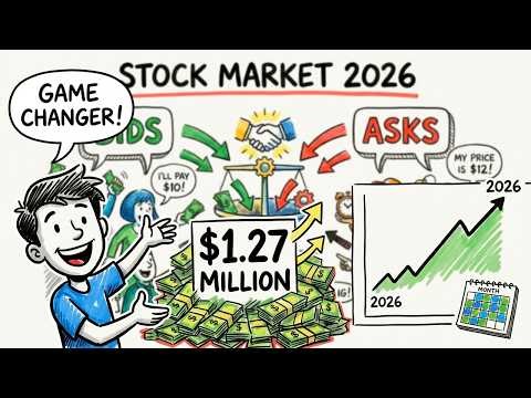 Whiteboard Animation to Explain 2026 Stock Market for Beginners