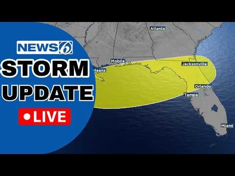 🔴NEWS 6 WEATHER LIVE | Latest On Storm Potential Near Florida