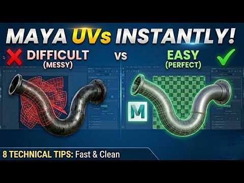 Unwrapping Uvs in maya | Pro tips