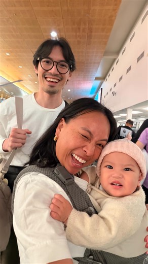 Emi’s first plane ride and Daryll and I’s first flight with a baby!! 😍 #firsttime #experience #parenthood #infant | Marianne Infante