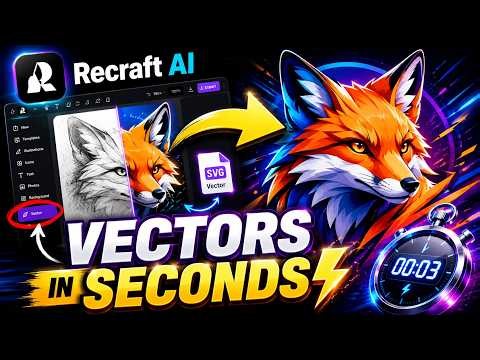 Recraft AI Tutorial: Create Stunning Vector Graphics in Minutes 🚀