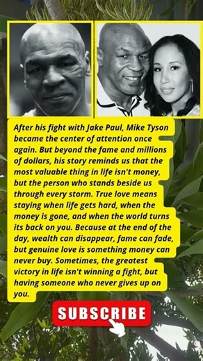 Mike Tyson’s story reminds us of a powerful truth: Real love is worth more than money. ❤️