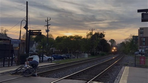 (READ DESC) CSX B451 almost hits a person by the last second! | Oliver Moloney