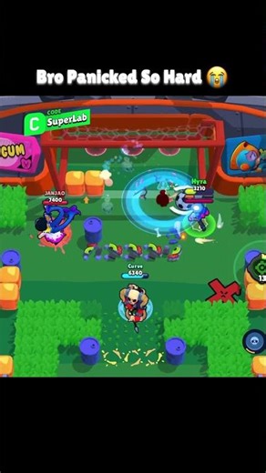 BRO PANICKED SO HARD