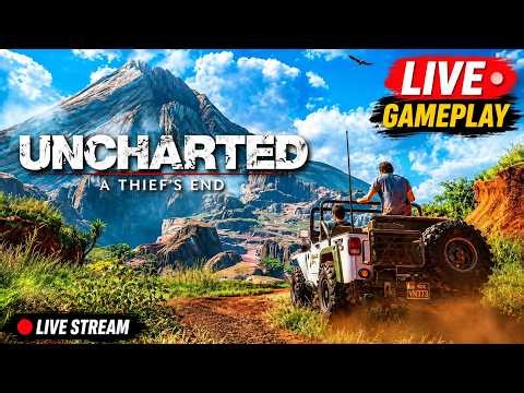 UNCHARTED 4 LIVE | Epic Adventure Begins | PS5 Gameplay #uncharted #uncharted4