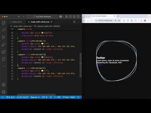 Create Smooth Blob Animation with CSS (No JavaScript)