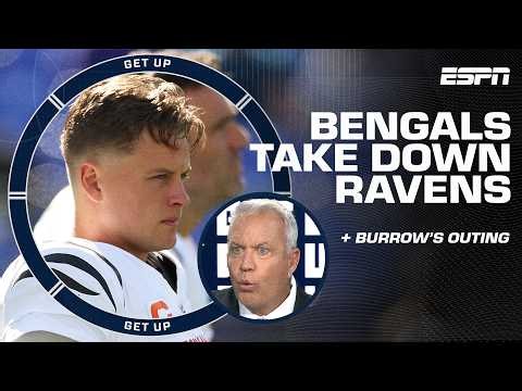 Joe Burrow was 'ABSOLUTELY RIPPIN' IT!' 💪 Rex Ryan's take on the Bengals beating the Ravens | Get Up