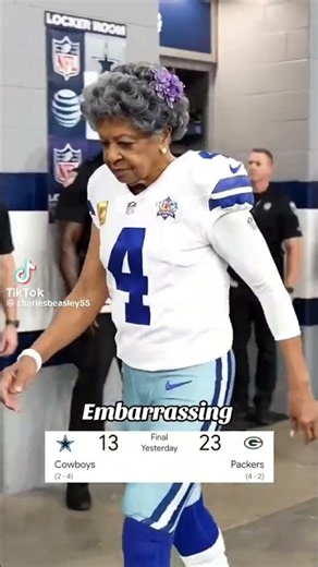 EMBARRASSING! #dallascowboys #dakprescott #nfl
