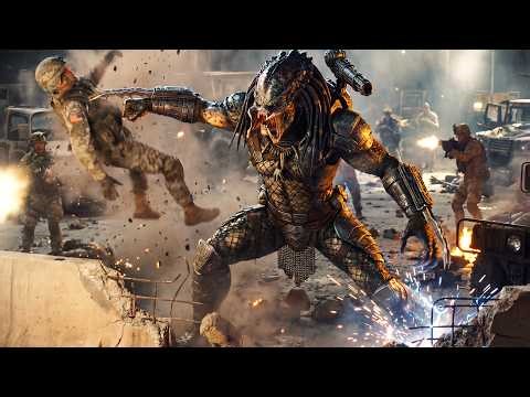 Predator Ship Crash on Earth: US Army vs Alien Hunter | Sci‑Fi Horror