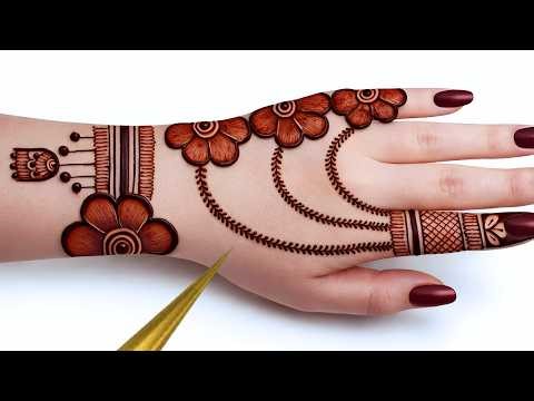 Very beautiful mehndi design back hand | simple mehndi design | mehndi ka design | mehandi | #mehndi