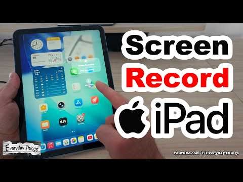 How to Screen Record on iPad
