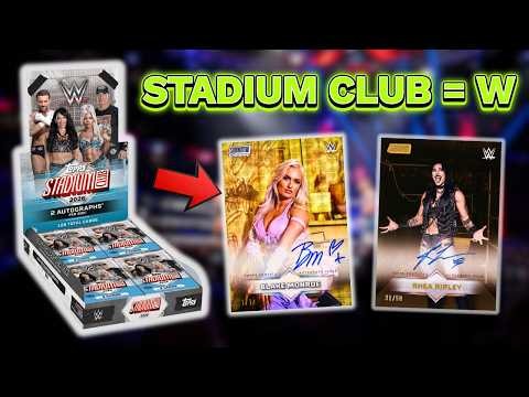 The First Ever Stadium Club WWE Hobby Box Did Not Disappoint