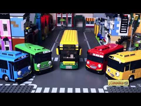 LEGO City Fun with Passenger Train and Buses | Lego City Short Stories | KiddiesTV