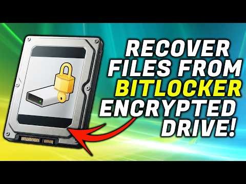 How to Recover Deleted Data From a BitLocker Encrypted Drive