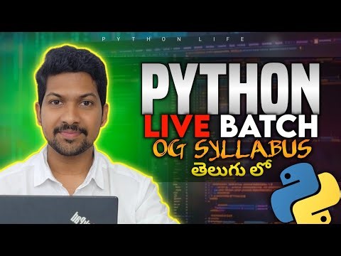 Python Live Syllabus for Basic to Advanced Course 