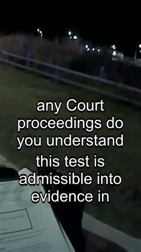 Officer Reads Full DUI Rights & Sobriety Test Warning