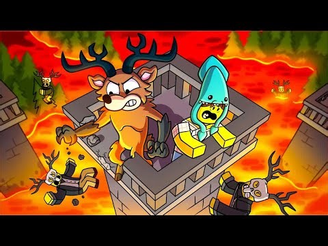 GameToons! 99 Nights The FLOOR is LAVA (Cartoon Animation)