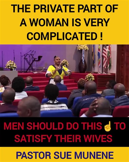 💓Just tap tap and rub for maximum pleasure💓 ~ Pastor Sue Munene gives a biblical secret to men on how they should satisfy their wives during twa twa. Follow keenly and learn God's secrets on a woman's sexual organ 👇 #Seks_and_Pleasure | Emmanuel Angachi